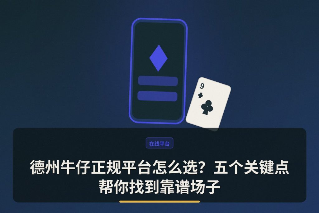 德州牛仔正规平台怎么选？五个关键点帮你找到靠谱场子