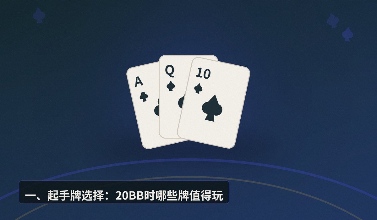 德州牛仔短码策略20BB怎么玩 - 德州牛仔短码策略20BB怎么玩？三个实用打法让你更稳
