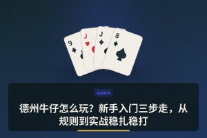 德州牛仔怎么玩？新手入门三步走，从规则到实战稳扎稳打