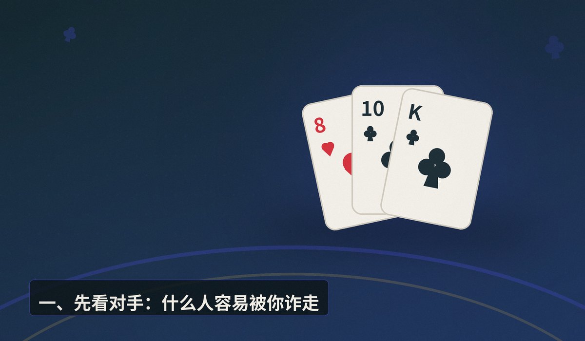 德州牛仔虚张声势 - 德州牛仔虚张声势怎么玩?三个让诈唬更稳的要点