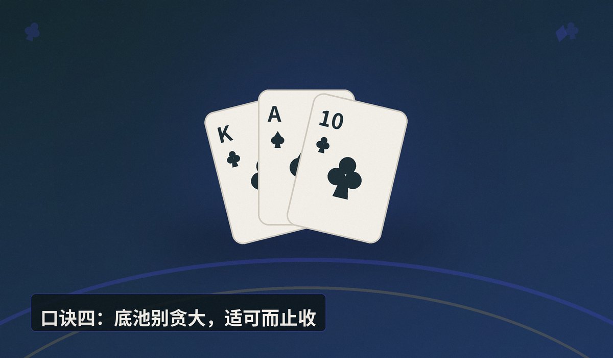 德州牛仔技巧口诀 - 德州牛仔技巧口诀：新手记住这五句，打法更更稳面更高