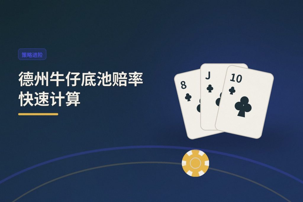 德州牛仔底池赔率快速计算：三个实用技巧让你更稳