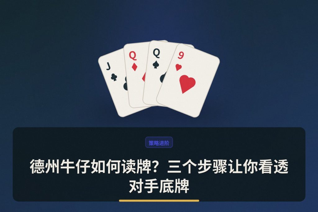 德州牛仔如何读牌？三个步骤让你看透对手底牌