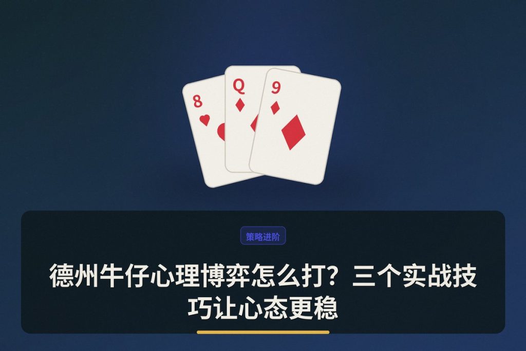 德州牛仔心理博弈怎么打？三个实战技巧让心态更稳