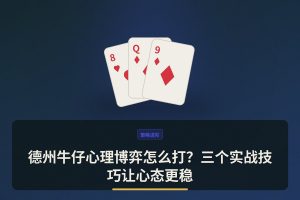 德州牛仔心理博弈怎么打？三个实战技巧让心态更稳