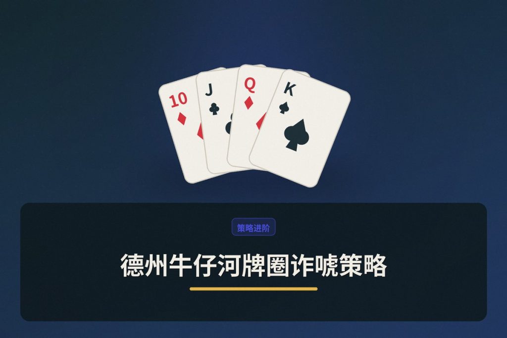 【进阶技巧】德州牛仔河牌圈诈唬策略：三个让打法更稳的要点