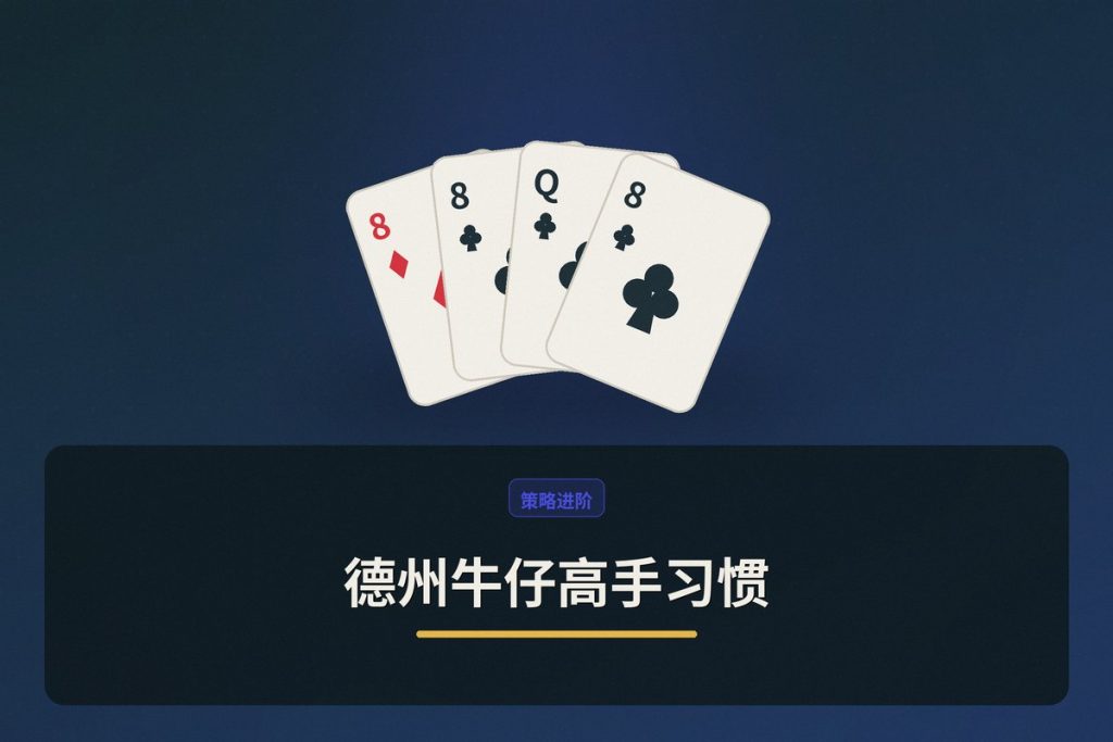 德州牛仔高手习惯：三个让打法更稳的关键细节