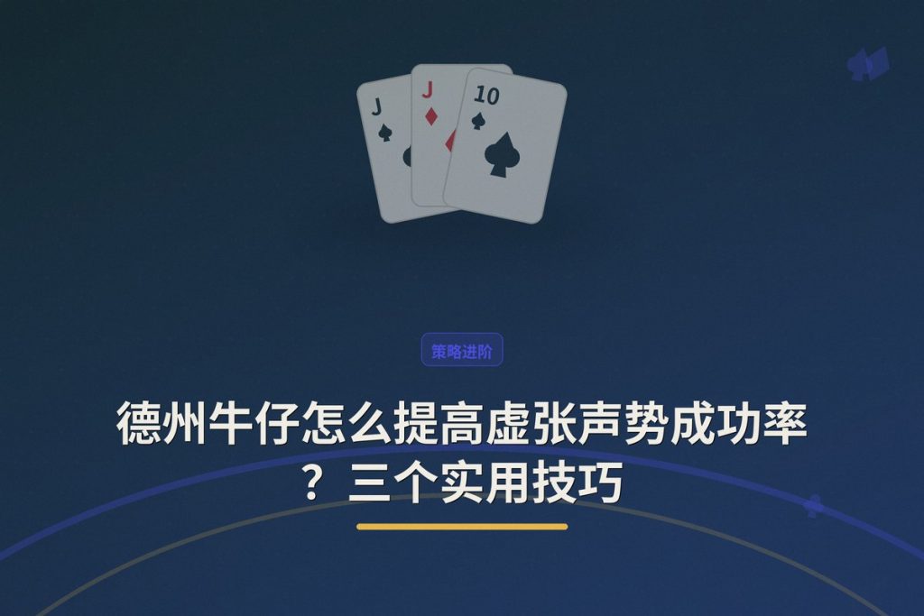 德州牛仔怎么提高虚张声势成功率？三个实用技巧