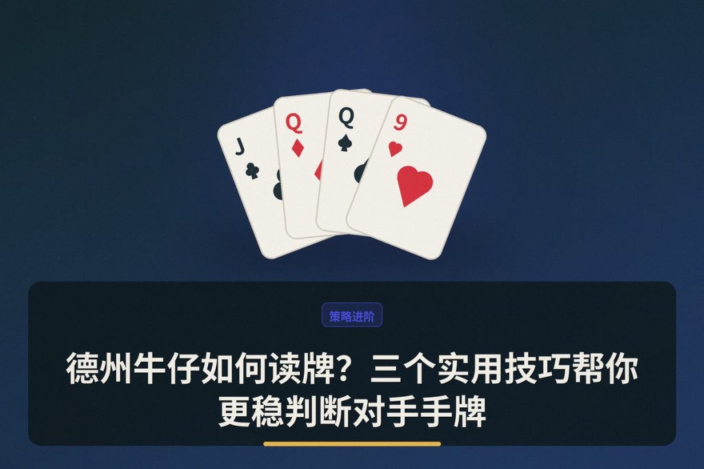 德州牛仔如何读牌？三个实用技巧帮你更稳判断对手手牌