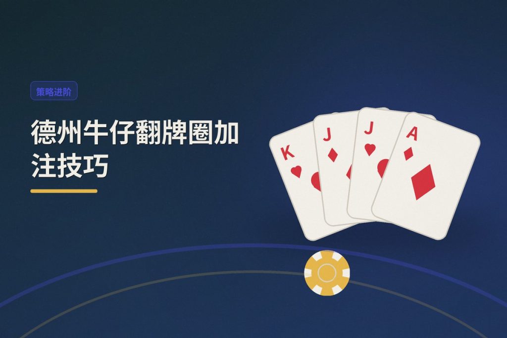 德州牛仔翻牌圈加注技巧：三个让打法更稳健的要点