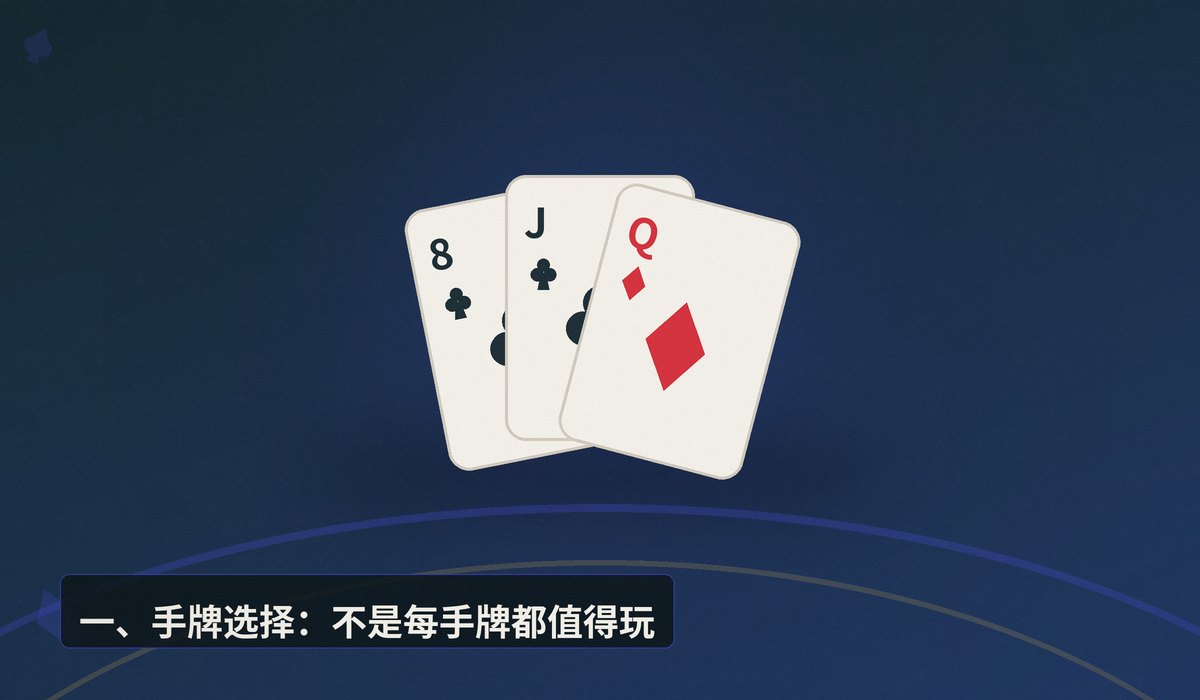 德州牛仔打法思路 - 德州牛仔打法思路：三个让牌路更稳的核心技巧