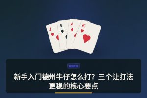 新手入门德州牛仔怎么打？三个让打法更稳的核心要点