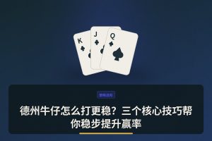 德州牛仔怎么打更稳？三个核心技巧帮你稳步提升赢率