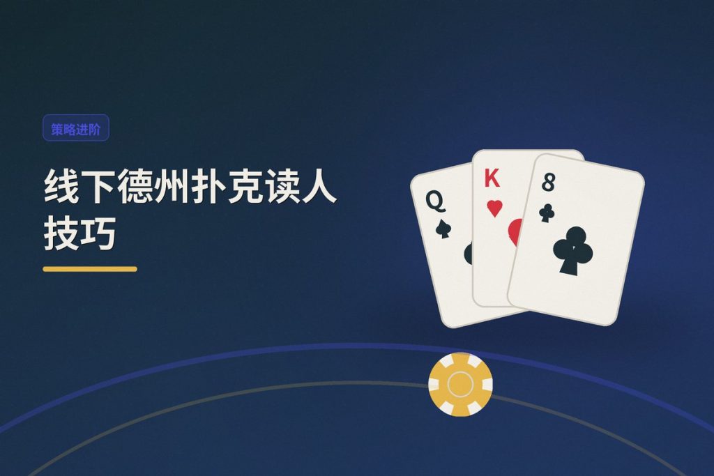 线下德州扑克读人技巧：七种常见信号帮你识破对手底牌